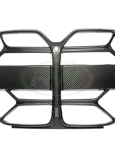 RW Carbon CSL Style Carbon Fiber Grille BMW G22 | G23 420i | 430i | M440i 2021-2023                                     - bmwg22013 - Image 5