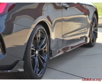 RW Carbon DTM Carbon Fiber Side Skirt Extensions BMW G22 | G23 420i | 430i | M440i 2021-2023 - bmwg22016
