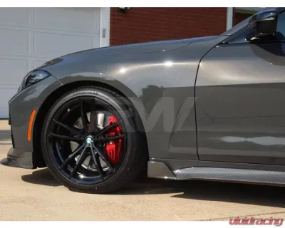 RW Carbon DTM Carbon Fiber Side Skirt Extensions BMW G22 | G23 420i | 430i | M440i 2021-2023 - bmwg22016