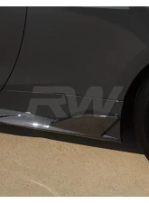 RW Carbon DTM Carbon Fiber Side Skirt Extensions BMW G22 | G23 420i | 430i | M440i 2021-2023                                     - bmwg22016 - Image 6