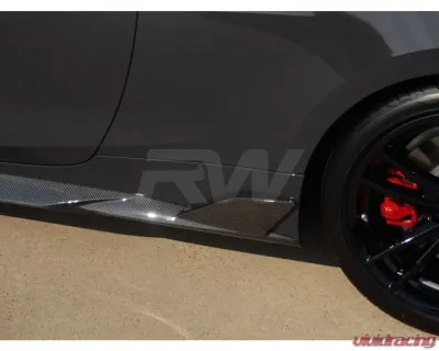 RW Carbon DTM Carbon Fiber Side Skirt Extensions BMW G22 | G23 420i | 430i | M440i 2021-2023 - bmwg22016