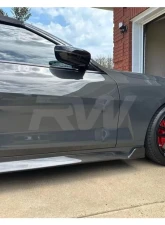 RW Carbon DTM Carbon Fiber Side Skirt Extensions BMW G22 | G23 420i | 430i | M440i 2021-2023                                     - bmwg22016 - Image 9