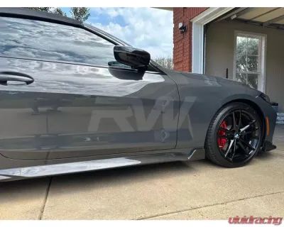 RW Carbon DTM Carbon Fiber Side Skirt Extensions BMW G22 | G23 420i | 430i | M440i 2021-2023 - bmwg22016