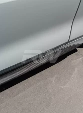 RW Carbon Fiber Side Skirt Extensions BMW G22 | G23 2021- 2023                                     - bmwg2202 - Image 2