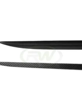 RW Carbon Fiber Side Skirt Extensions BMW G22 | G23 2021- 2023                                     - bmwg2202 - Image 6
