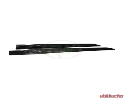 RW Carbon Full Carbon Fiber Side Skirt Extensions BMW G26 4-Series M-Sport 2021-2023 - bmwg2604