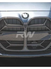 RW Carbon CSL Style Full Carbon Fiber Front Grille BMW G26 430i | M440i 2021-2023                                     - bmwg2605 - Image 6