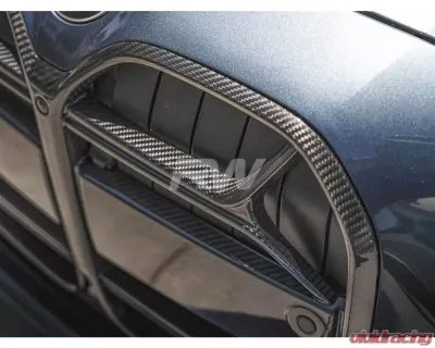 RW Carbon CSL Style Full Carbon Fiber Front Grille BMW G26 430i | M440i 2021-2023 - bmwg2605