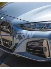 RW Carbon CSL Style Full Carbon Fiber Front Grille BMW G26 430i | M440i 2021-2023                                     - bmwg2605 - Image 4
