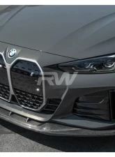 RW Carbon DTM Full Carbon Fiber Front Lip Spoiler BMW G26 430i | M440i 2021-2023                                     - bmwg2606 - Image 2