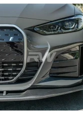 RW Carbon DTM Full Carbon Fiber Front Lip Spoiler BMW G26 430i | M440i 2021-2023                                     - bmwg2606 - Image 4