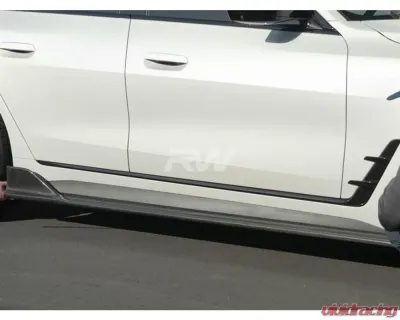 RW Carbon DTM Full Carbon Fiber Side Skirt Extensions BMW G26 430i | M440i 2021-2023 - bmwg2607