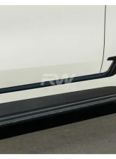 RW Carbon DTM Full Carbon Fiber Side Skirt Extensions BMW G26 430i | M440i 2021-2023                                     - bmwg2607 - Image 2