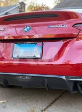 RW Carbon Fiber Rear Diffuser BMW G29 Z4 2018-2022                                     - bmwg2902 - Image 2