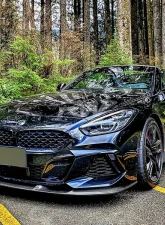 RW Carbon 3D Style Carbon Fiber Front Lip BMW G29 Z4 2018-2022                                     - bmwg2906 - Image 2