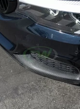 RW Carbon Performance Style CF Front Lip Spoiler w/ SLiPLO Anti-Scrape Kit BMW G30 2017-2020                                     - bmwg30003-1 - Image 3
