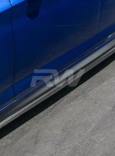 RW Carbon Fiber Side Skirt Extensions BMW G30 F90 | F90 M5 2017-2022                                     - bmwg30004 - Image 2