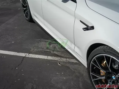 RW Carbon Fiber Side Skirt Extensions BMW G30 F90 | F90 M5 2017-2022 - bmwg30004