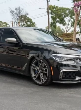 RW Carbon 3D Style Carbon Fiber Front Lip Spoiler w/ 3M Tape BMW G30 5 Series 2017-2020                                     - bmwg30005-1 - Image 3