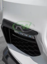 RW Carbon Fiber Front Brake Duct Trim BMW G30 5 Series 2017-2020                                     - bmwg30006 - Image 6