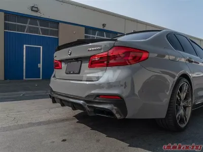 RW Carbon EC Style Carbon Fiber Rear Diffuser BMW G30 5 Series 2017-2020 - bmwg30009