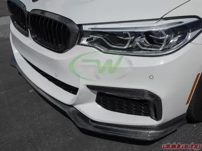 RW Carbon EC Style Carbon Fiber Front Lip BMW G30 5 Series 2017-2020 - bmwg30011