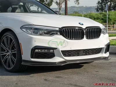 RW Carbon EC Style Carbon Fiber Front Lip BMW G30 5 Series 2017-2020 - bmwg30011