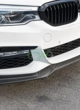 RW Carbon EC Style Carbon Fiber Front Lip BMW G30 5 Series 2017-2020                                     - bmwg30011 - Image 4