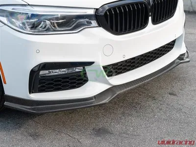 RW Carbon EC Style Carbon Fiber Front Lip BMW G30 5 Series 2017-2020 - bmwg30011