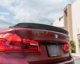 RW Carbon 3D Style Carbon Fiber Trunk Spoiler BMW G30 | F90 2017-2020