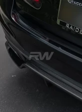 RW Carbon 3D Style Carbon Fiber Rear Diffuser BMW G30 5 Series 2017-2020                                     - bmwg30017 - Image 3