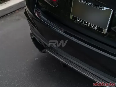 RW Carbon 3D Style Carbon Fiber Rear Diffuser BMW G30 5 Series 2017-2020 - bmwg30017