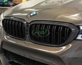 RW Carbon Dual Slat Carbon Fiber Grilles BMW G30 2017-2020