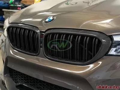 RW Carbon Dual Slat Carbon Fiber Grilles BMW G30 2017-2020 - bmwg30021