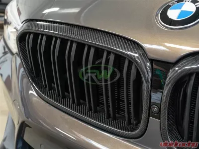 RW Carbon Dual Slat Carbon Fiber Grilles BMW G30 2017-2020 - bmwg30021