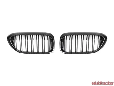 RW Carbon Dual Slat Carbon Fiber Grilles BMW G30 2017-2020 - bmwg30021