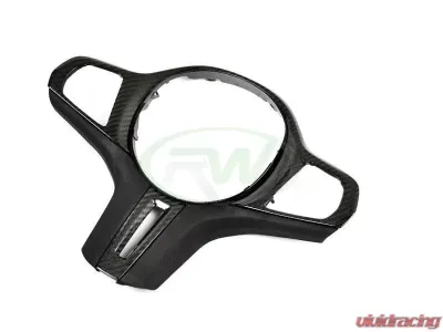 RW Carbon Fiber Alcantara Vented LCI Steering Wheel Trim Heated w/ Traffic Jam Assistant BMW X3 | X5 | X6 2019-2022 - bmwg30025-5