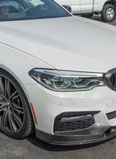 RW Carbon DTM Carbon Fiber Front Lip Spoiler BMW G30 5 Series 2017-2020                                     - bmwg30026 - Image 3