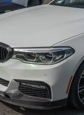 RW Carbon DTM Carbon Fiber Front Lip Spoiler BMW G30 5 Series 2017-2020                                     - bmwg30026 - Image 2