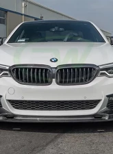 RW Carbon DTM Carbon Fiber Front Lip Spoiler BMW G30 5 Series 2017-2020                                     - bmwg30026 - Image 3