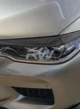 RW Carbon Fiber Eyelids BMW G30 5 Series 2017-2020                                     - bmwg30028 - Image 6
