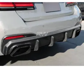 RW Carbon RWS Carbon Fiber Diffuser BMW G30 5-Series 2021-2023