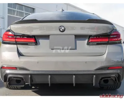 RW Carbon RWS Carbon Fiber Diffuser BMW G30 5-Series 2021-2023 - bmwg30030