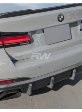 RW Carbon RWS Carbon Fiber Diffuser BMW G30 5-Series 2021-2023                                     - bmwg30030 - Image 4