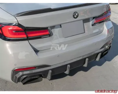 RW Carbon RWS Carbon Fiber Diffuser BMW G30 5-Series 2021-2023 - bmwg30030