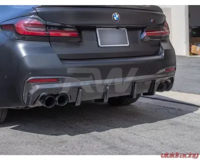 RW Carbon RWS Carbon Fiber Diffuser BMW G30 5-Series 2021-2023 - bmwg30030