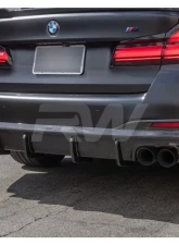 RW Carbon RWS Carbon Fiber Diffuser BMW G30 5-Series 2021-2023                                     - bmwg30030 - Image 8
