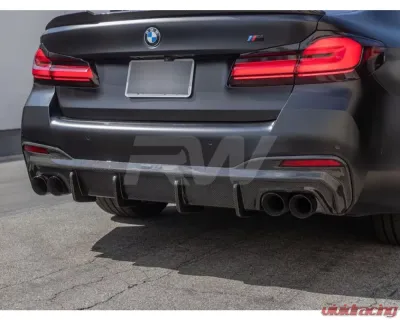 RW Carbon RWS Carbon Fiber Diffuser BMW G30 5-Series 2021-2023 - bmwg30030