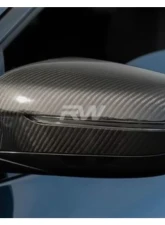 RW Carbon Carbon Fiber Mirror Caps BMW G42 230i 2-Series 2022-2023                                     - bmwg4209 - Image 3