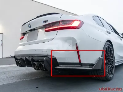 RW Carbon CF Performance Style Diffuser Sides BMW G80 M3 2021-2024 - bmwg80012